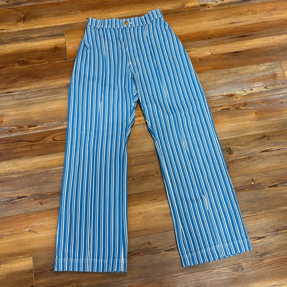 Big Bud Press Blue Heritage Stripe Western Pants